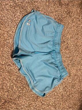 Under Armour Sky Blue Women's Athletic Shorts